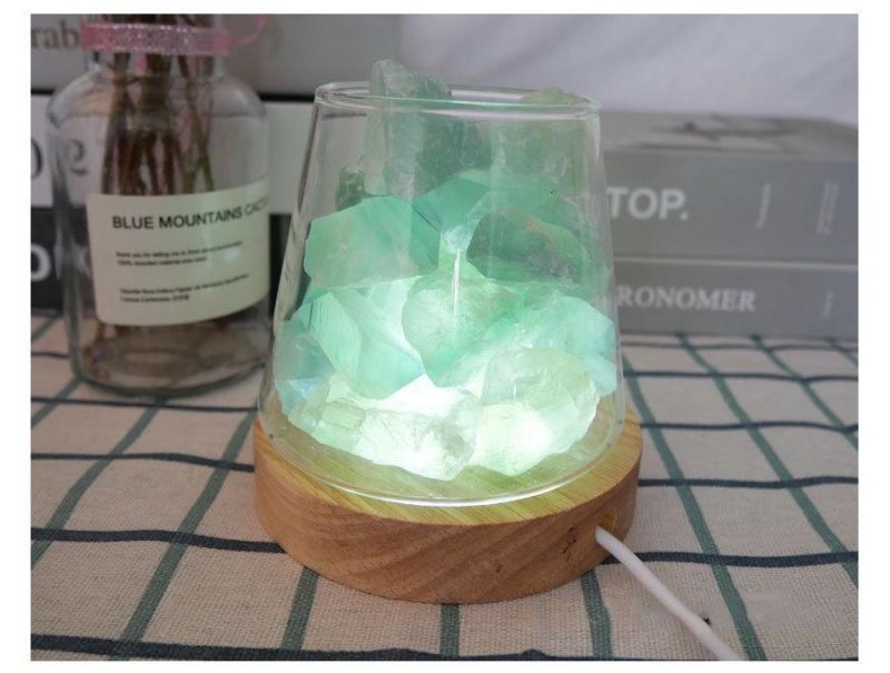 Himalayan Salt Lamp Night Lamp Bedroom Bedside Creative Decoration Sleep Lamp Table Lamp