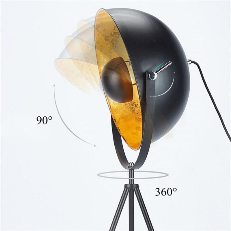Industrial Vintage Floor Lamps for Living Room Home Decor Photo Studio Fill Light Standing Lamps for Bedroom Bedside Lamps