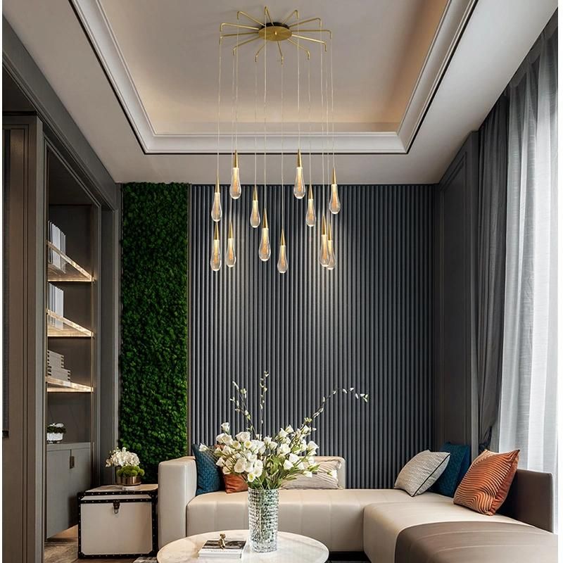 LED K9 Crystal Pendant Light for Indoor Decoration Chandelier