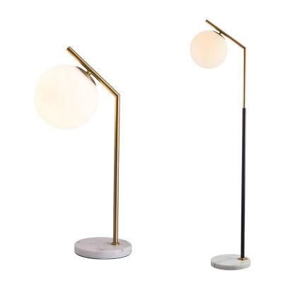 Modern Marble Decoration Floor Lamp Contemporary Gold/Black LED Floor Lamp for Hotel Room and Home Table Lamp