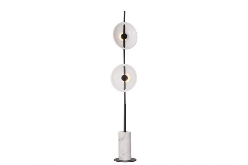 Masivel Marble Lighting Modern Living Room LED Floor Lamp