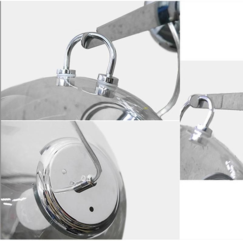 Individual Art Glass Wall Lamp Modern Creative Study Round Ball Bedroom Bedside Light