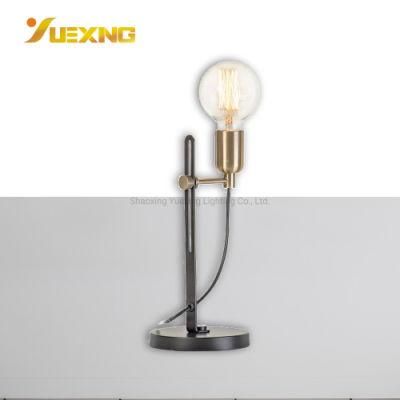 High Grade E14 LED Dimmable Hotel Decorative LED Golden Black Table Reading Light