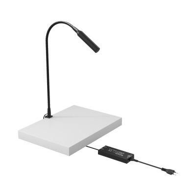 12V LED Reading Light with Inner Dimmer Switch Gooseneck LED Desk Lamp
