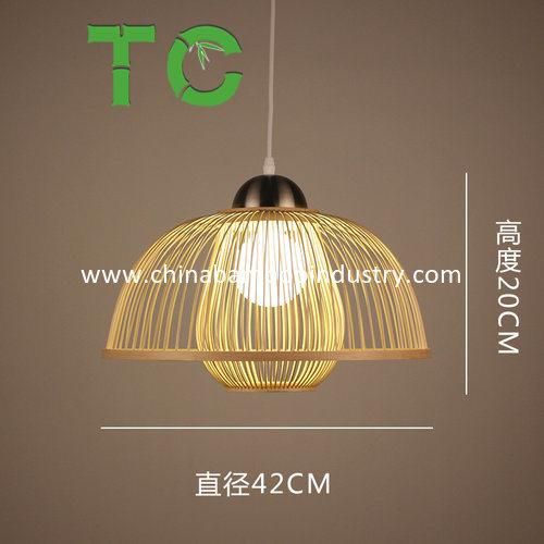 Wholesale Handmade Bamboo Woven Chandeliers Bamboo Pendant Ceiling Lamp