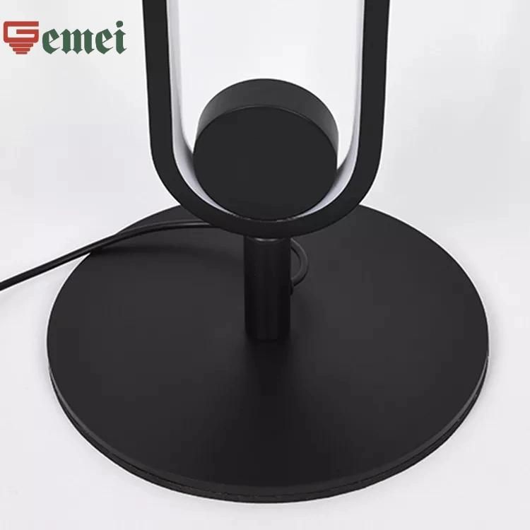 No Flickering LED U-Shaped Floor Lamp 20W for Living Room Bedroom Bedside