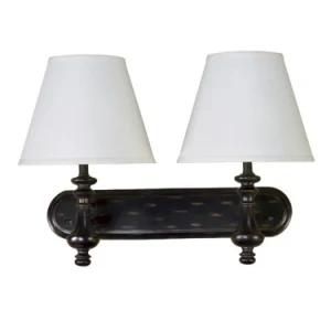 Italian Black Back Plate Hotel Wall Lamp