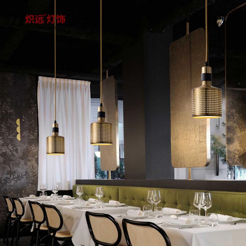 Round Hotel Living Room Modern Iron Chandelier Lighting
