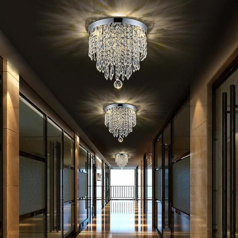 LED Round Ceiling Light with LED Brightness Corridor Gold Flushmont Lights (WH-CA-90)