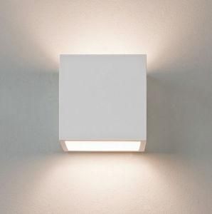 3000K Fancy Gypsum Plaster Square Wall Light LED Lights for Bed Room