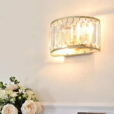 Luxury Post Modern Crystal Sconce Wall Light for Hotel and Living Room, Corridor