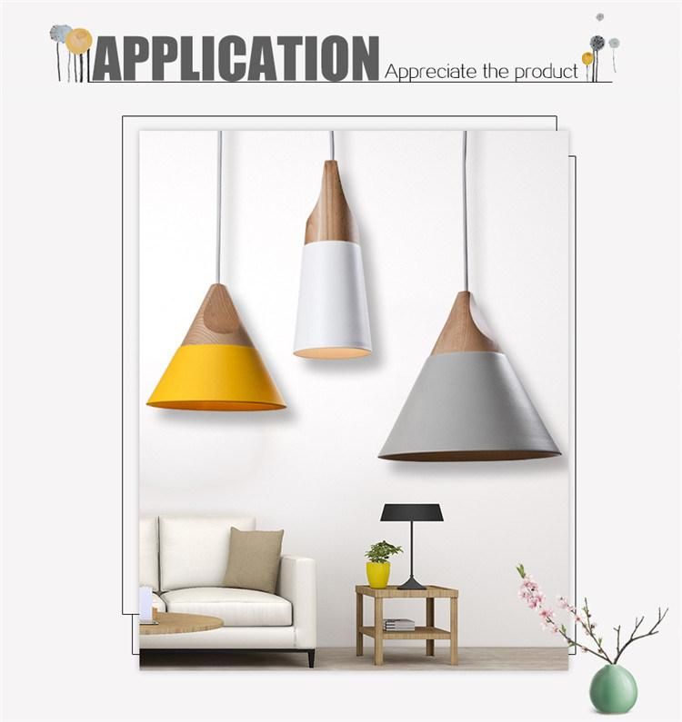Modern Decorative Hanging Pendant Light Wood Fancy Pendant Lighting