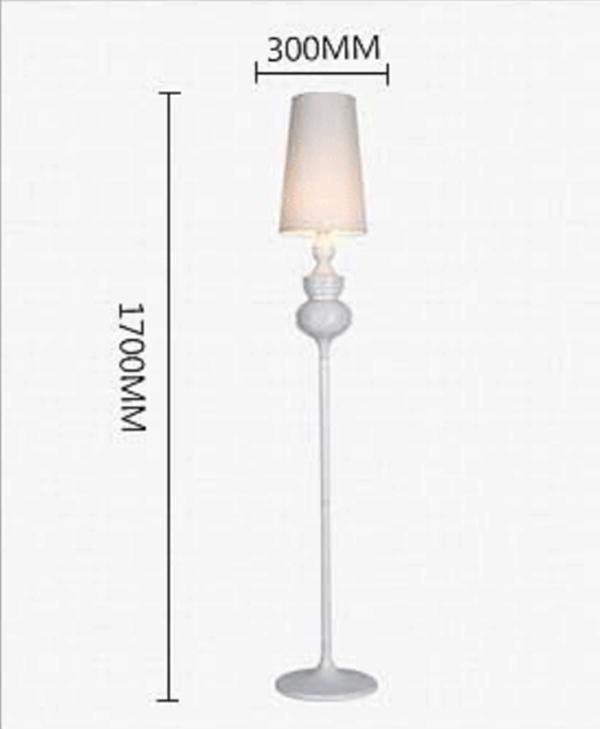 Classical Postmodern Bedroom Bedside Floor Lamp Simple Fashion Floor Light (WH-MFL-51)