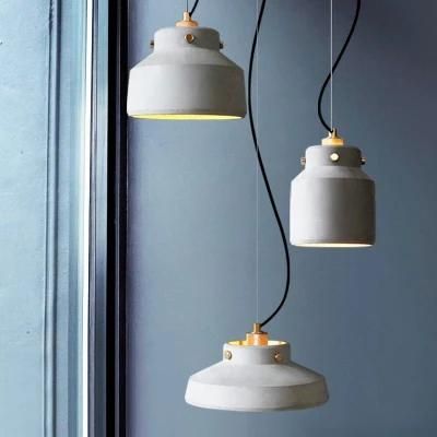 Loft Antique Pendant Lights Staircase Home Rikard Scandinavian Unique Cement Pendant Light (WH-AP-353)