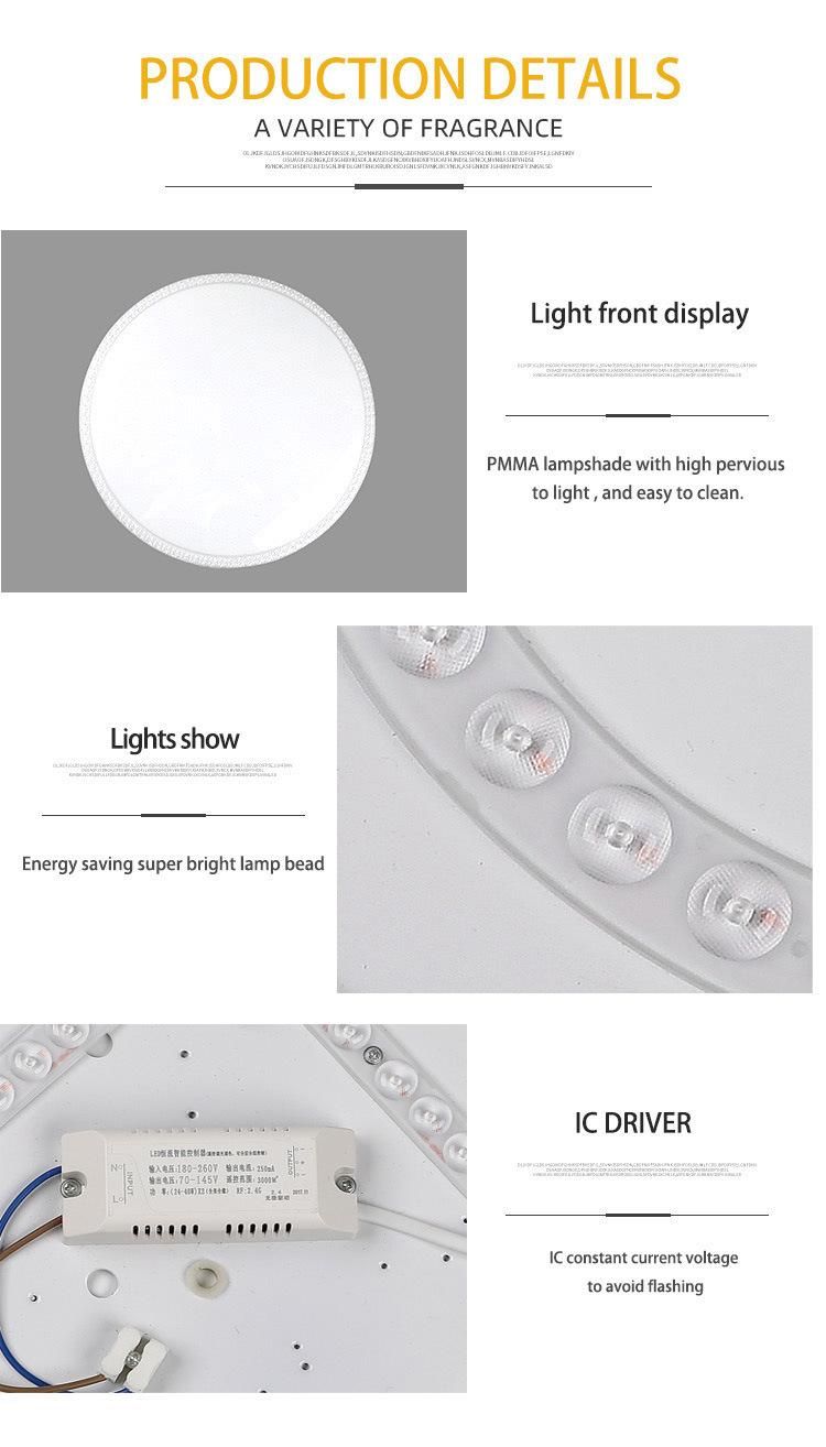 New Flush Sensor LED Ceiling Lamp Motion Control Ceiling Lights