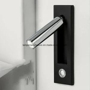 3W Black Wall Sconce with Chrome Lamp Socket SAA/UL/Ce Arrproval