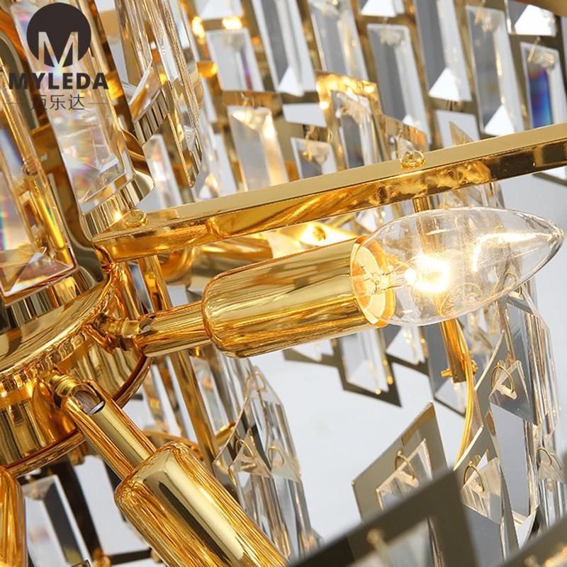 Hot Sale Modern Chandelier Interior Lighting Crystal Pendant Lamp