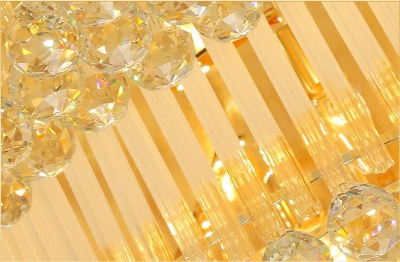 High Quality LED K9 Crystal Ceiling Lamp/Crystal Ceiling Lighting Zf-Cl-018