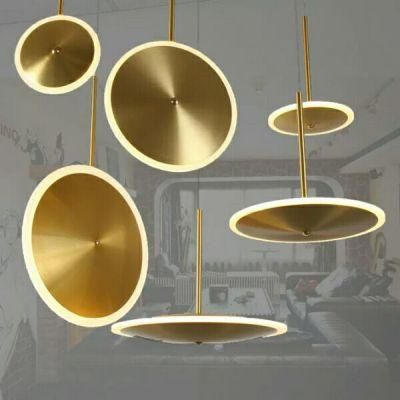 Newest Designs Stainless Steel Material Matt Gold Color LED Light Source Lighting