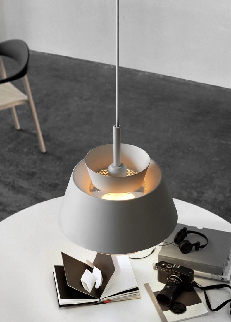 Nordic Iron Pendant Lamp Decor E27 Roth Scandinavian Contemporary Conical Shaped Pendant Lamp (WH-AP-316)