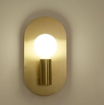 Modern Wall Lamp Stylish Brass Gold E27 for Living Dining Room Brass Wall Lamp (WH-OR-228)
