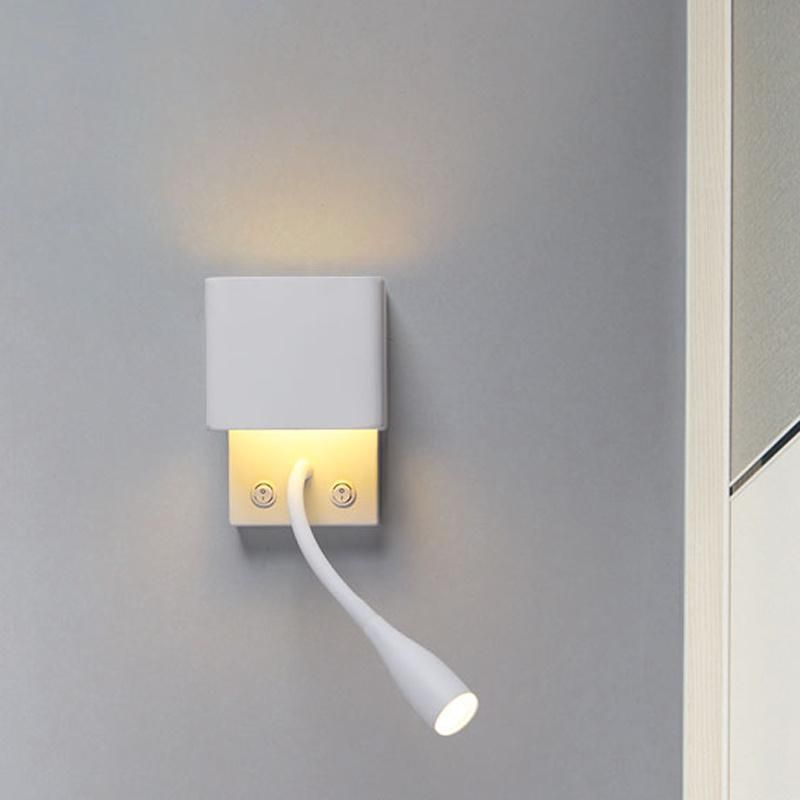 Bedside Lamp Reading Light Modern Simple Study Bedroom Hotel Guest Room Wall Lamp