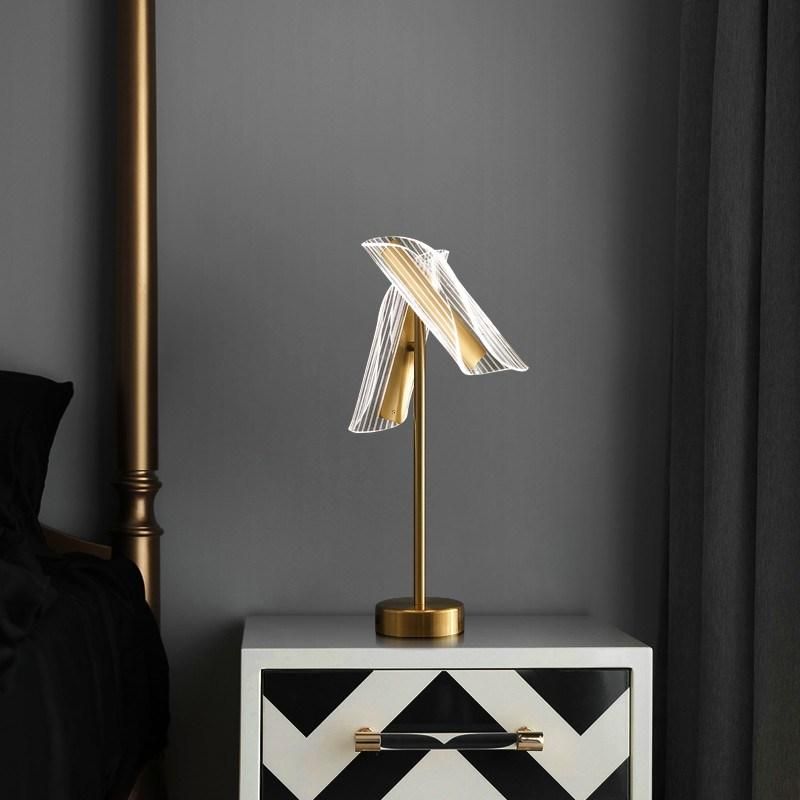 Gold Simple Nordic LED Floor Lamp for Study Living Room Bedroom Decoration Vertical Minimalist LED Floor Lamp (WH-MFL-98)