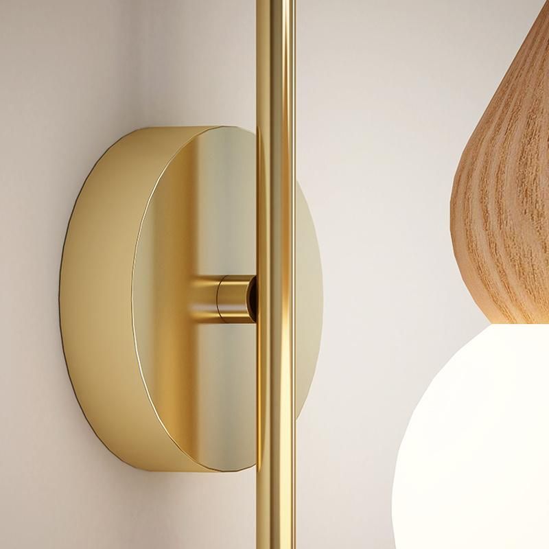 Bedroom LED Light Copper Simple Room Wall Light Living Room Background Wall Corridor Lamp