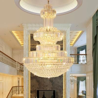 Crystal Chandelier Villa Living Room Contracted Modern Lobby Hall Stair Lighting