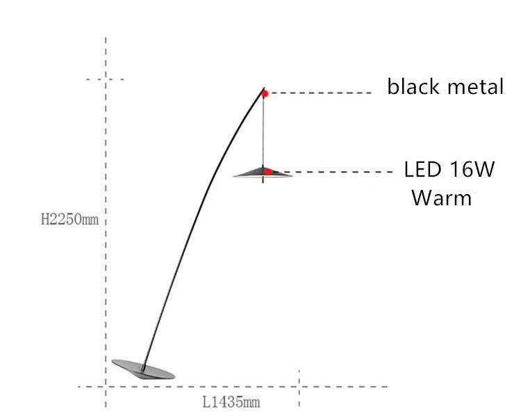 Modern LED Floor Lamp Latest Floor Lamp LED Standing Light Standing Lamp Tall Standing Floor Lamp (WH-MFL-131)