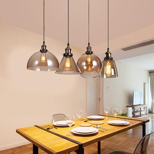 Modern Pendant Lamp with Copper E27 Holder for Restaurant Indoor Lighting