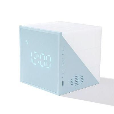 Colorful LED Small Night Light Alarm Clock Fashion Alarm Clock