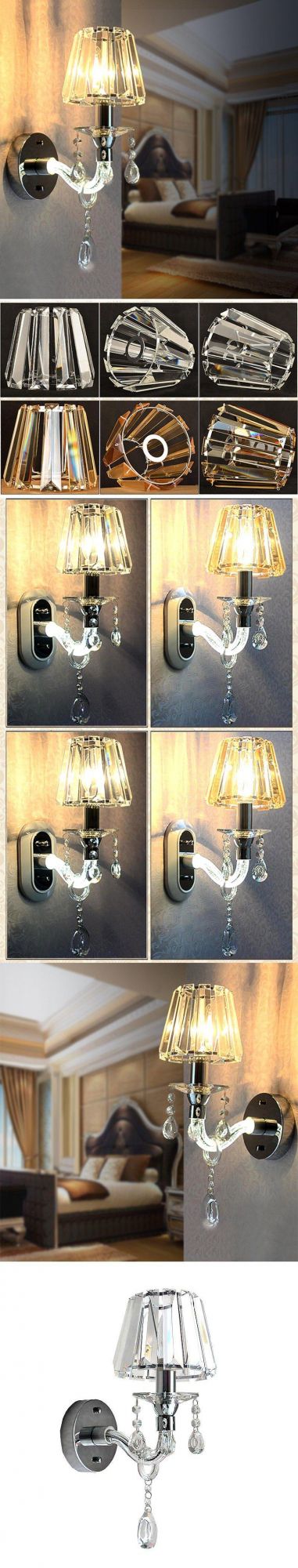Luxury Candle Crystal Wall Lamp Modern Home Living Room Bedroom Bedside Lamp European Style Hotel Restaurant Decoration Lighting
