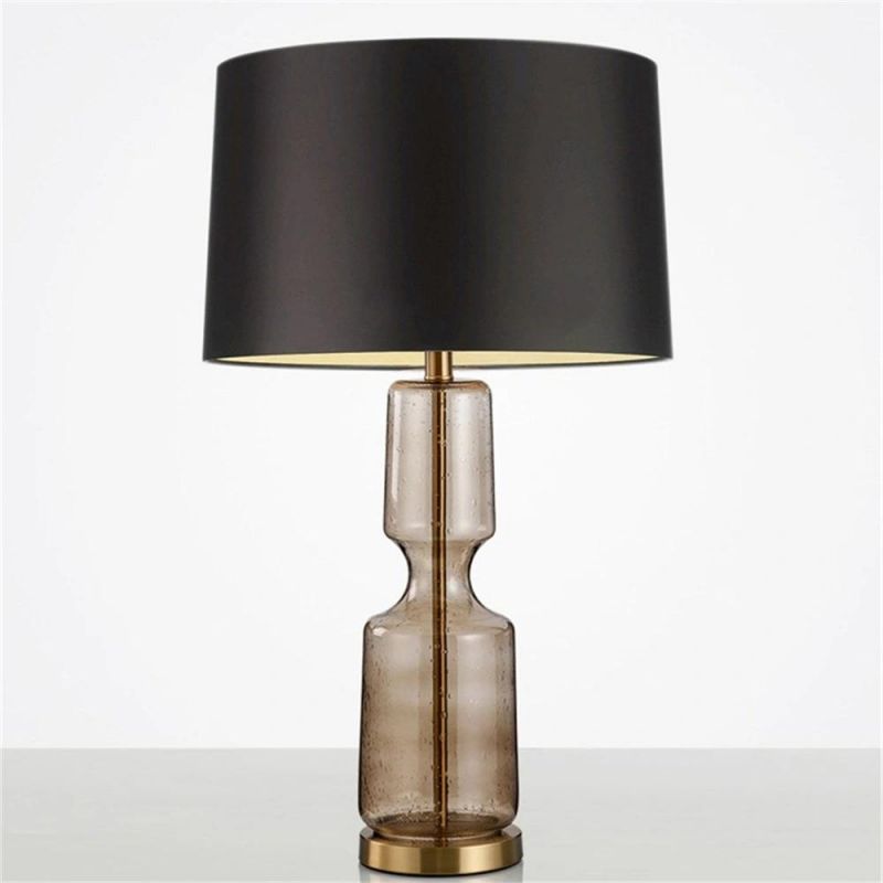 Simple Glass Table Lamp Nordic Designer Living Room Bedroom Decor Lamp Studio Home Decor Ceramic Table Light Fixtures