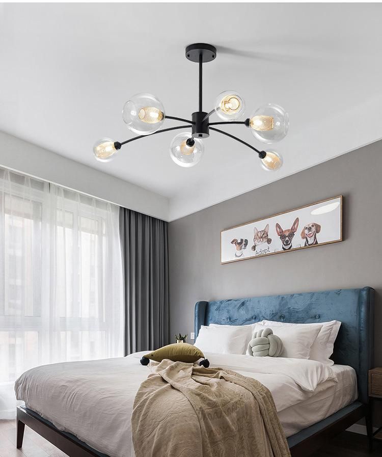 Modern Pendant Light LED Aluminum Black Color for Home Lighting Decoration