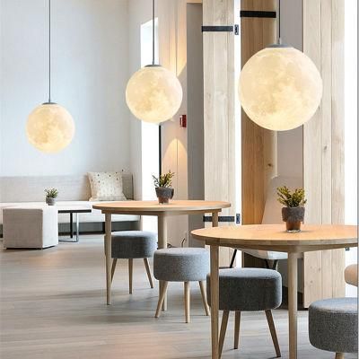 Creative LED Pendant Lights Indoor Home Decor Light Fixture Restaurant Moon Lights (WH-GP-109)