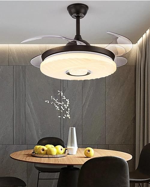 LED Crystal Pendant Lamp with Blue Tooth and Control for Indoor Lighting Dinner Room Decoration