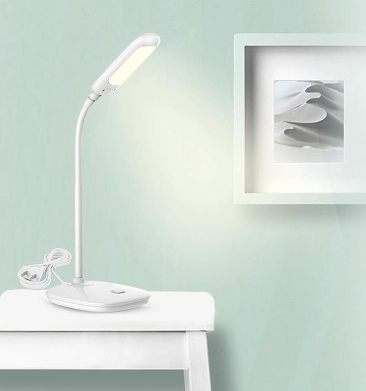 Rts Eye Protective 18 SMD Table Desk Lamp Study Reading Light Flexible Gooseneck Table Lamp Desk Lamp