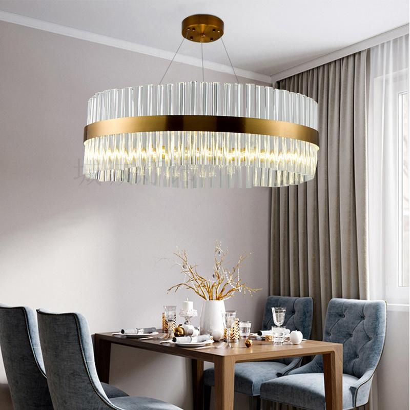 Crystal Large Size Hotel Lobby Lamp Decorative Lamp Chandelier Pendant Lamp