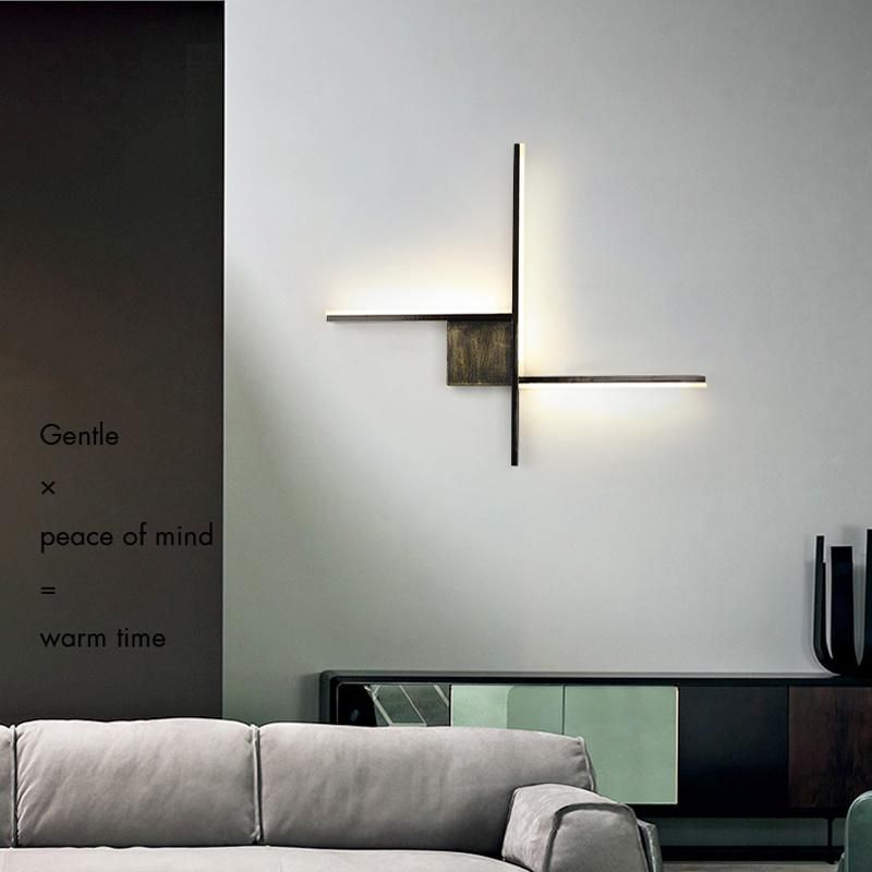 Simple Bedhead Wall Lamp Creative Personality Living Room Bedroom Corridor Dining Room Wall Light