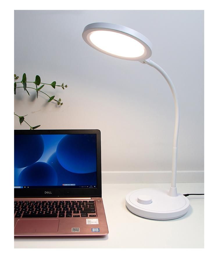 Encoder Knob Switch Stepless Dimming LED Table Lamp High Brightness Desk Lamp Big Table Light with Pomadoro Technique Mode