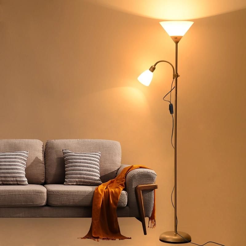 American Modern Wrought Iron Paint Floor Lamp LED Branch Bedroom Lamp Living Room Modern Floor Lamps (WH-MFL-91)