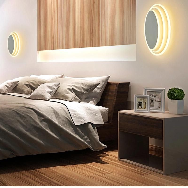Living Room Background Wall Light Rotated Bedroom Bedside Wall Lamp Modern Simple LED Light
