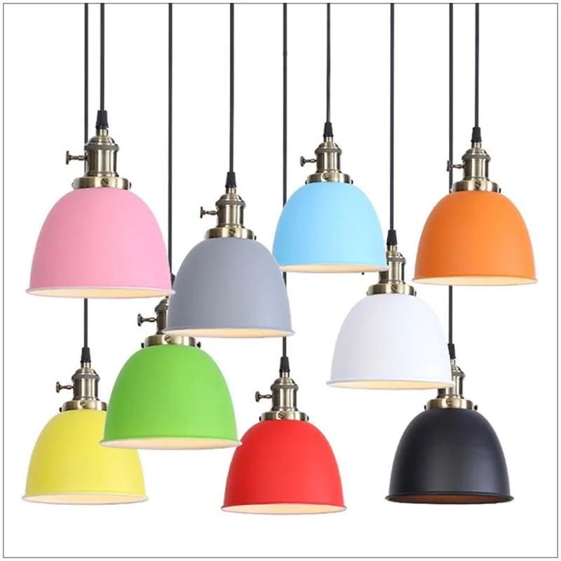 Modern Retro Nordic Style Pendant Light Home Indoor Wrought Iron Chandelier