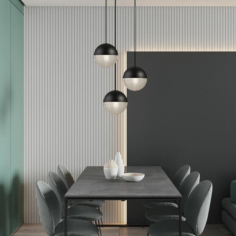 Modern Pendant Lights LED Glass Ball Bedroom Bedside Nordic Hanging Lighting (WH-GP-47)