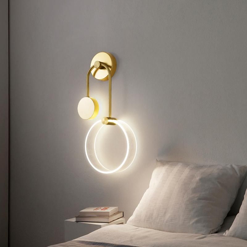 Bedroom Bedside Lamp Nordic Minimalist Living Room Lamp Creative Wall Lamp