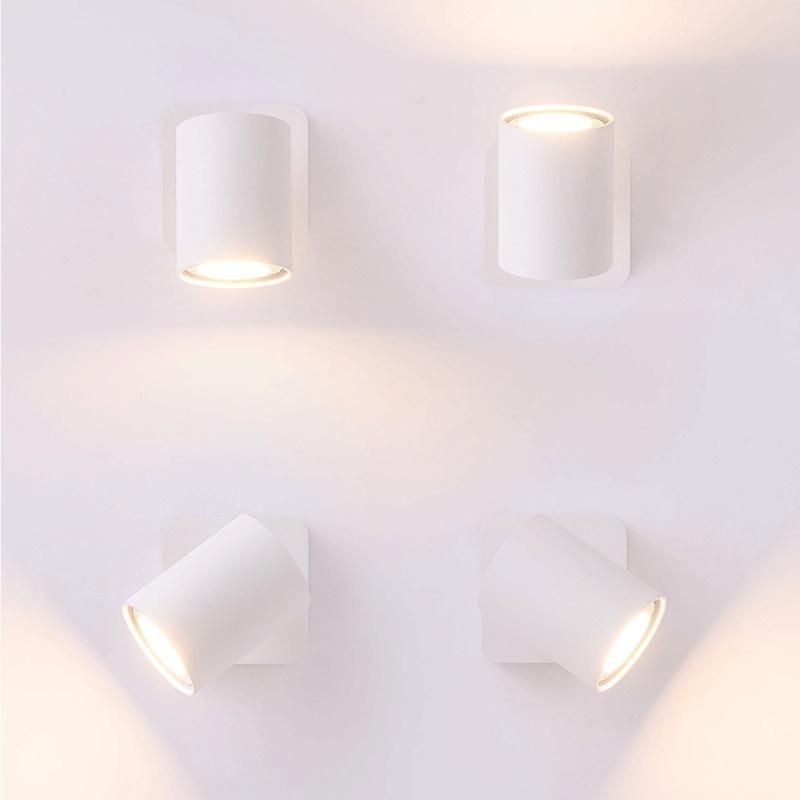 Indoor 7W GU10 LED Ceiling Wall Light Modern Style Folding Rotation Wall Reading Lamp (WH-OR-166)