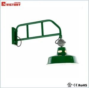 Indoor Industrial Wall Lighting Green Metal with Ce Approval