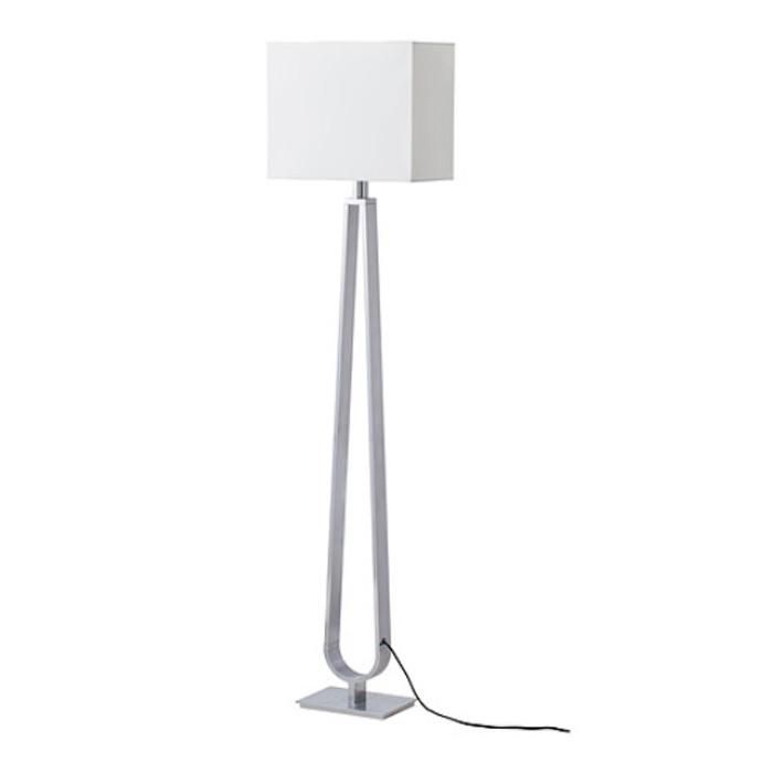 Modern Fabric Shade Bedside Standing Floor Lamp Lamps for Hotel Bedroom Living Room