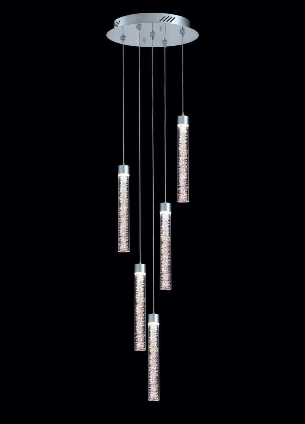 LED Crystal Pendant Lamp Fixture Hanging Light Chandelier for Hotel Home Villa Restaurant Project